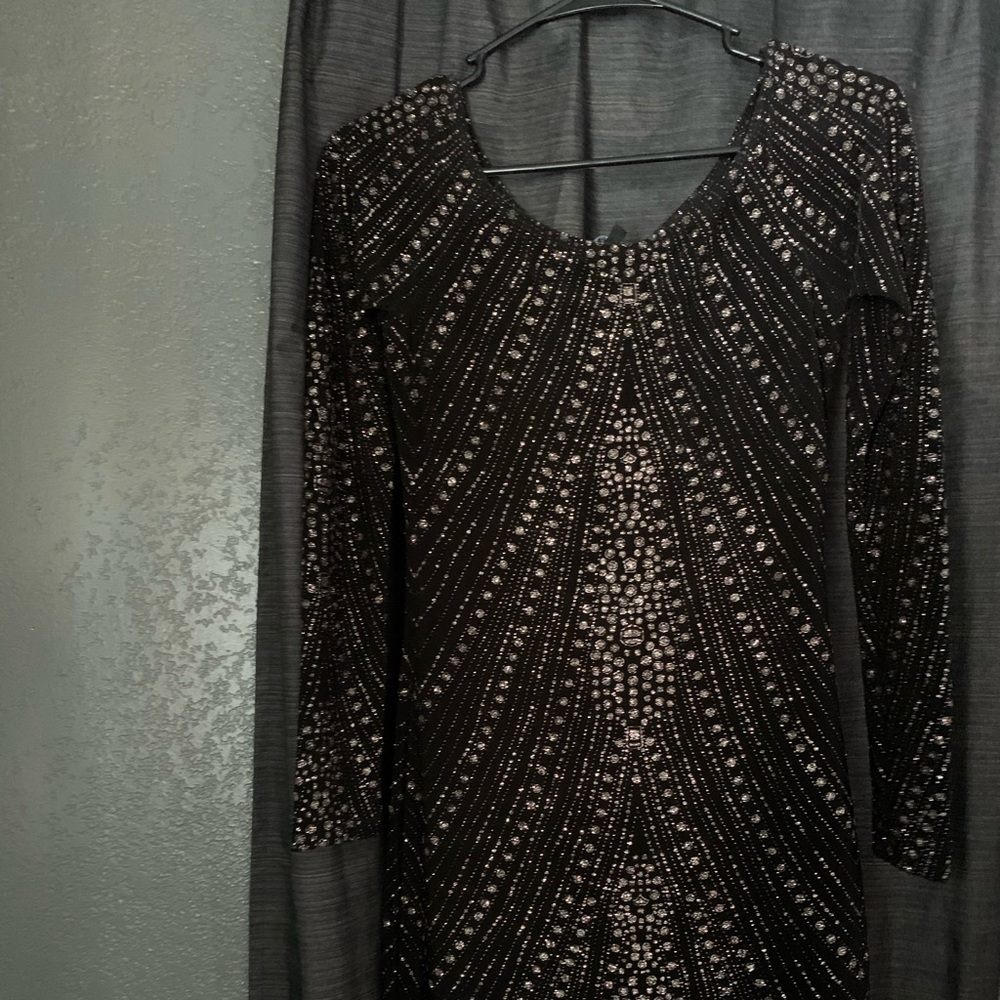 Black sparkly dress